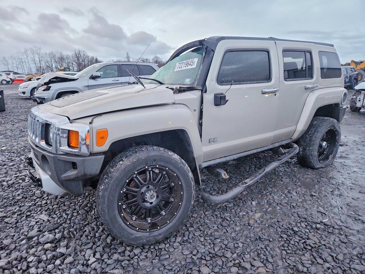 2008 Hummer H3 Luxury, VIN 5GTEN13E488186863 — Rollover