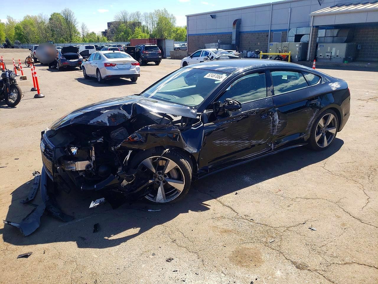 2020 Audi A5 Sportback Premium Plus, VIN WAUCNCF53LA001299 — Front end