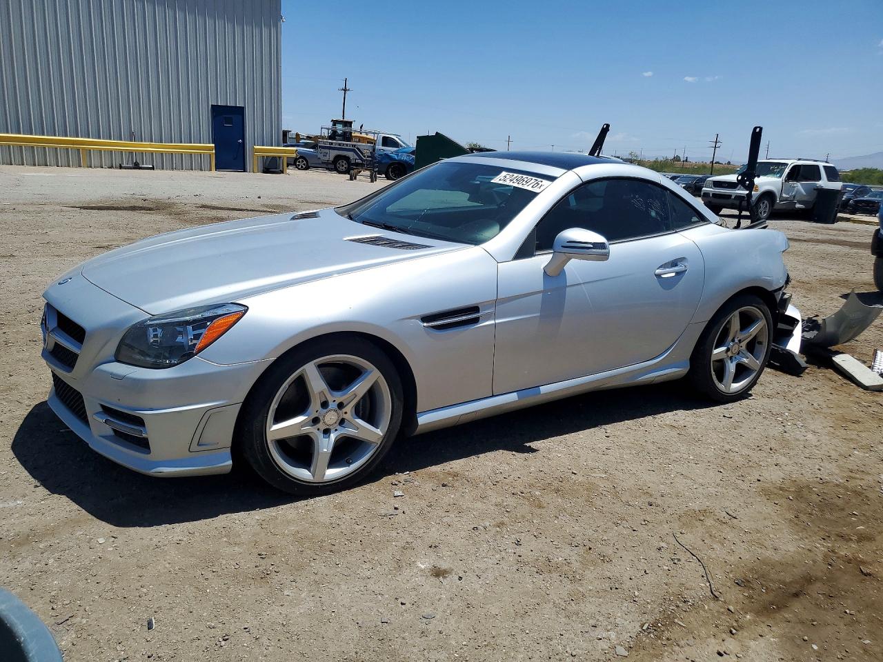 2012 Mercedes-Benz SLK 350, VIN WDDPK5HA3CF012296 — Rear end