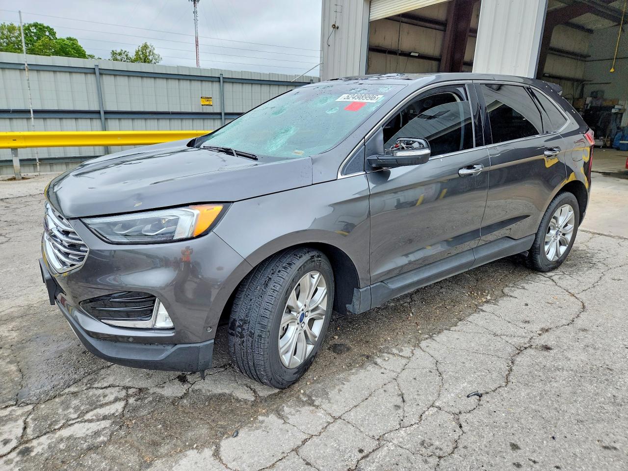 2019 Ford Edge Titanium, VIN 2FMPK3K95KBB81227 — Hail