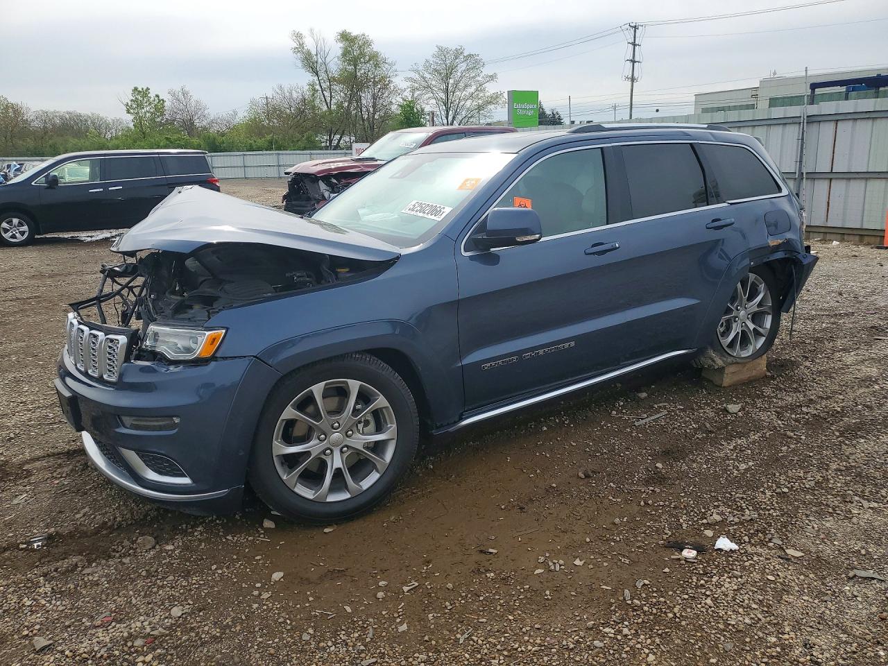 2021 Jeep Grand Cherokee Summit, VIN 1C4RJFJG5MC548938 — Front end