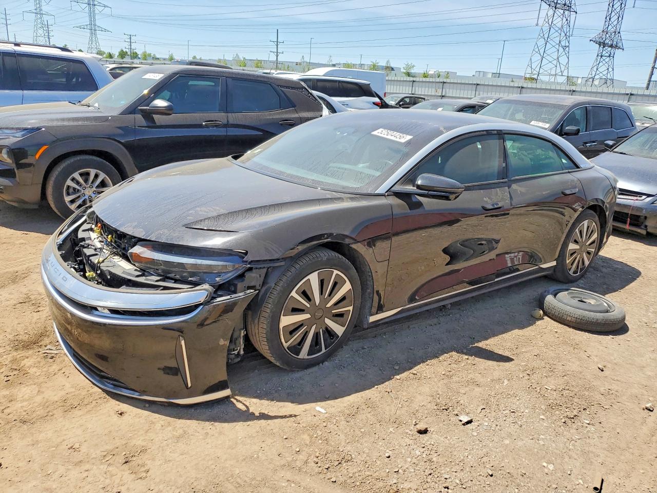 2023 Lucid Air Touring, VIN 50EA1TEA1PA005258 — Undercarriage