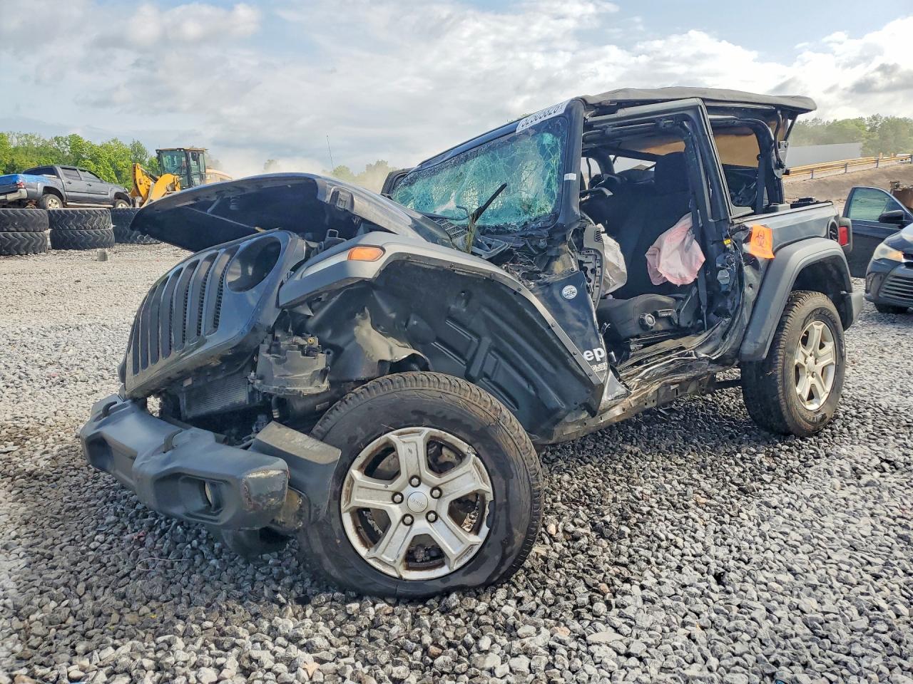 2020 Jeep Wrangler Sport S, VIN 1C4GJXAN6LW232845 — Rollover
