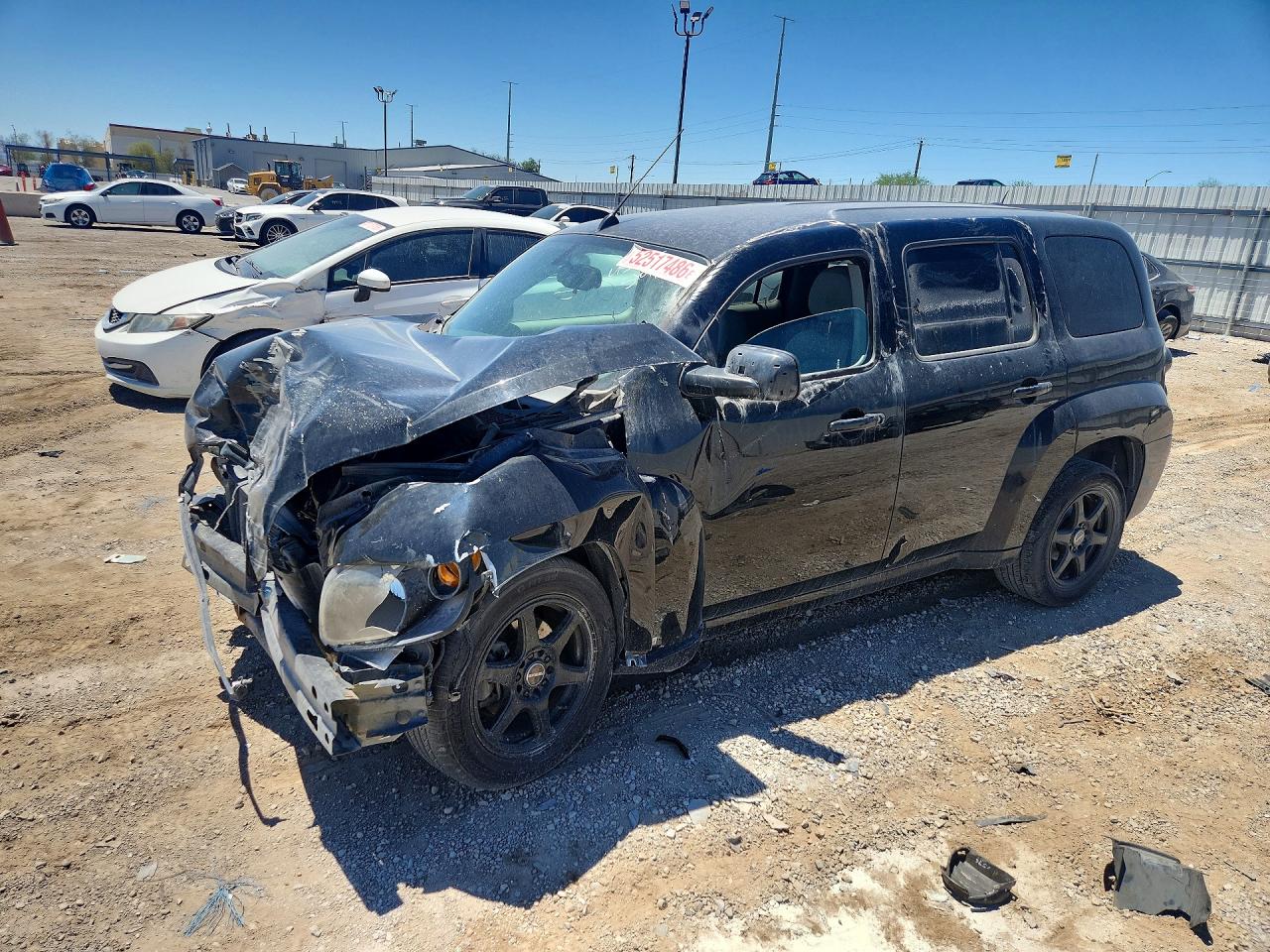 2009 Chevrolet HHR LS, VIN 3GNCA13B59S508698 — Front end