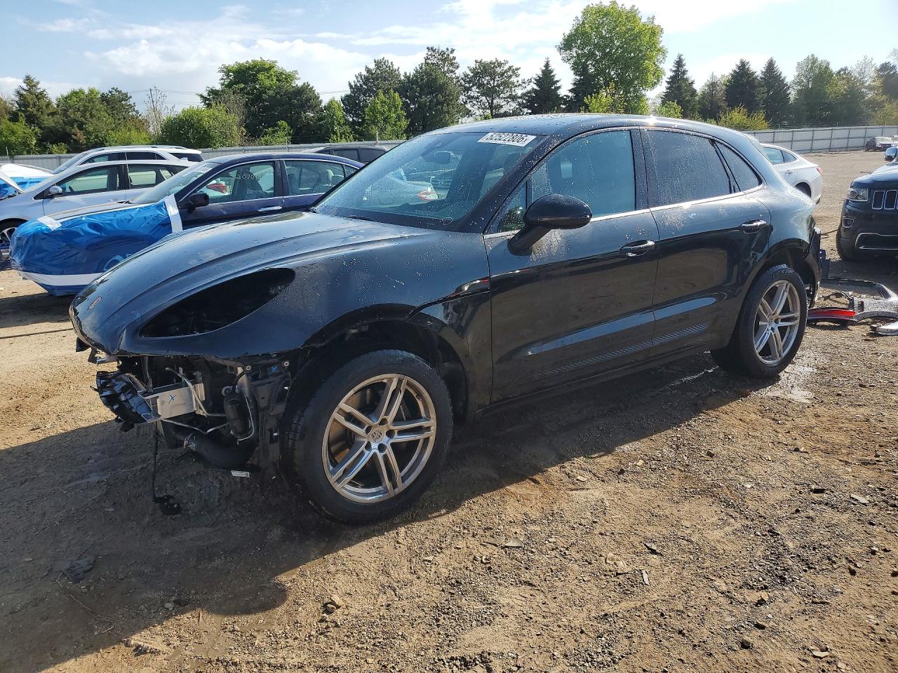 2022 Porsche Macan, VIN WP1AA2A52NLB07448 — Front end