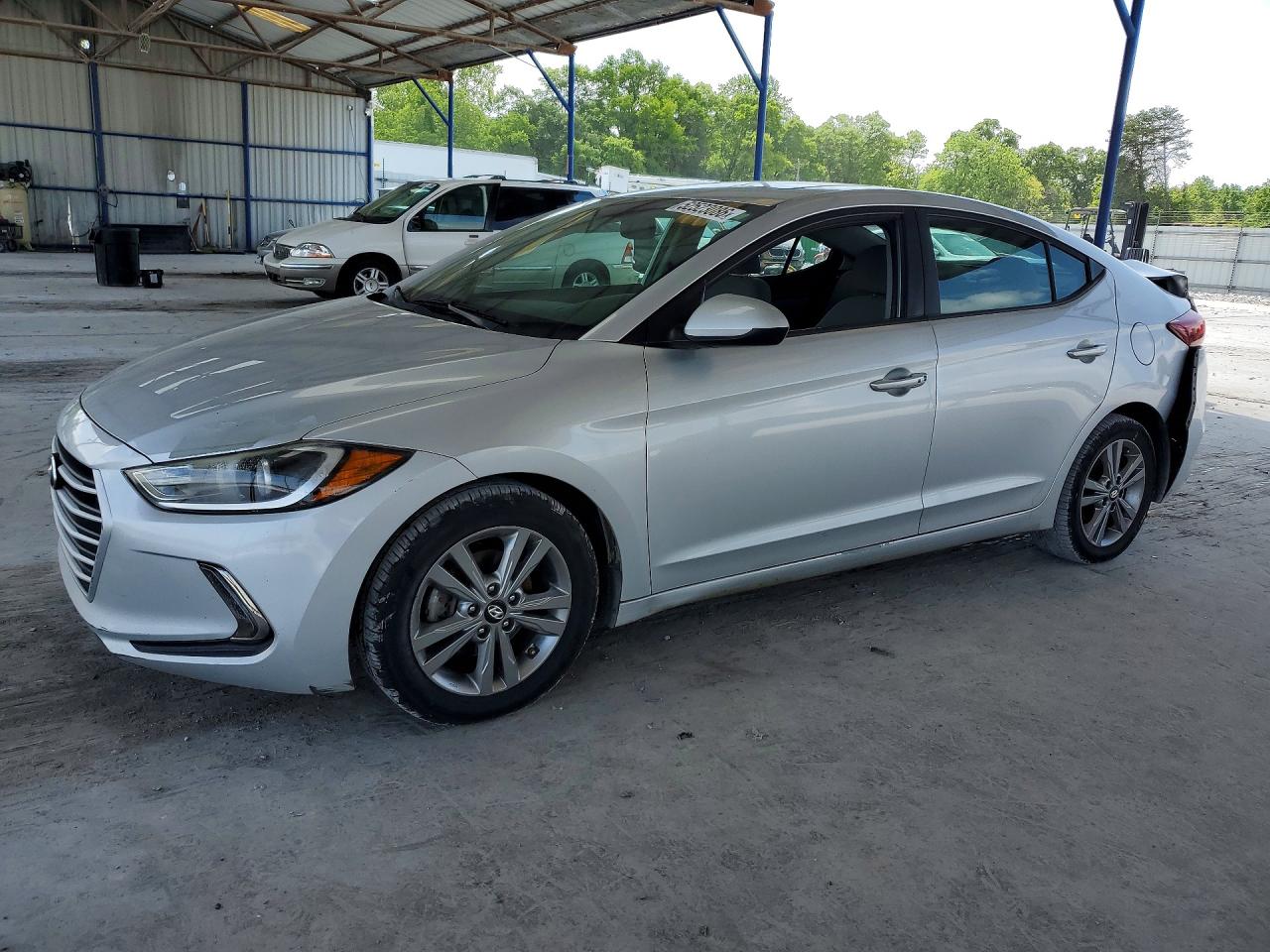 2018 Hyundai Elantra Value Edition, VIN KMHD84LF5JU505281 — Rear end