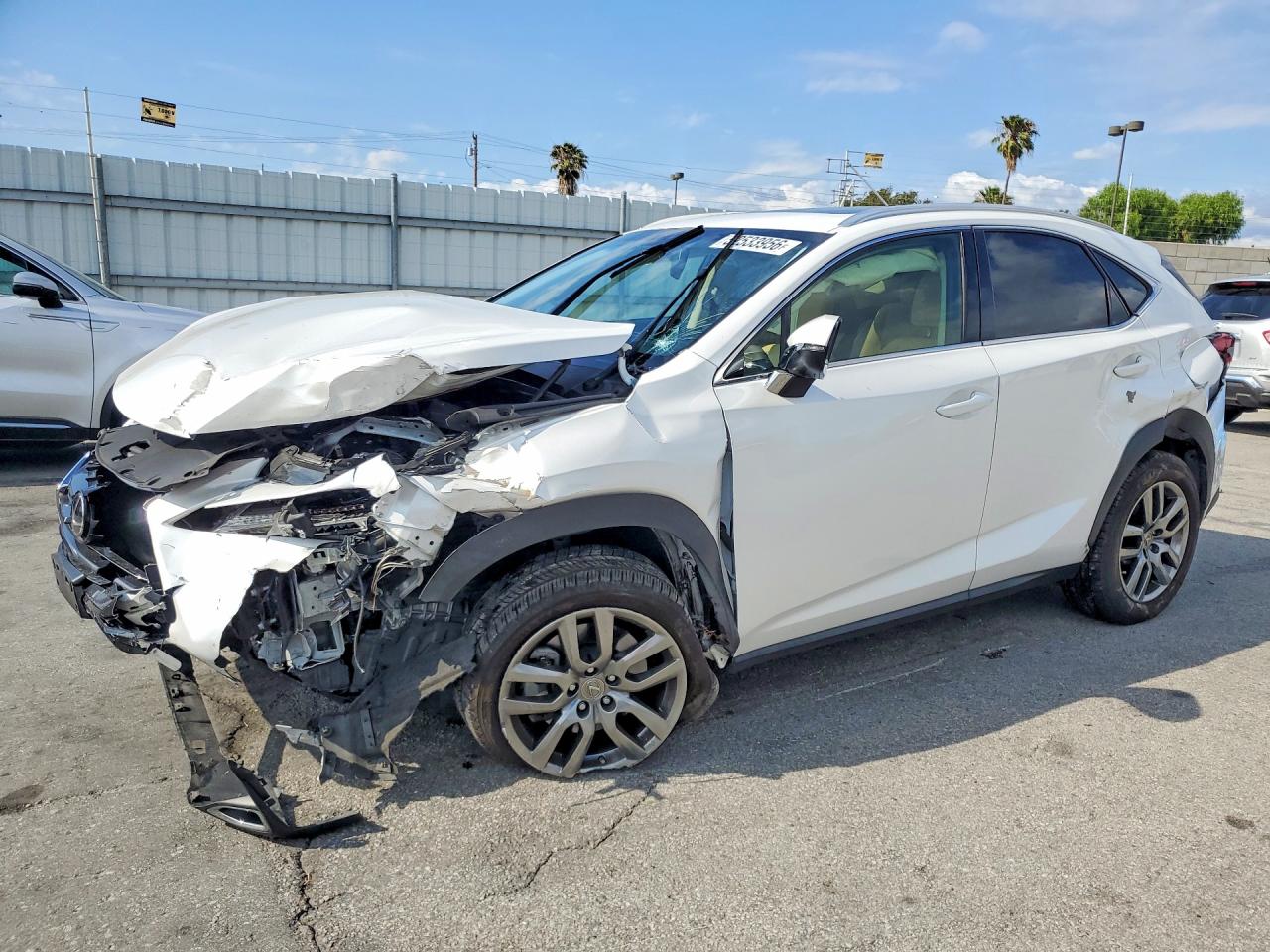 2016 Lexus NX F Sport, VIN JTJBARBZ7G2085663 — Front end