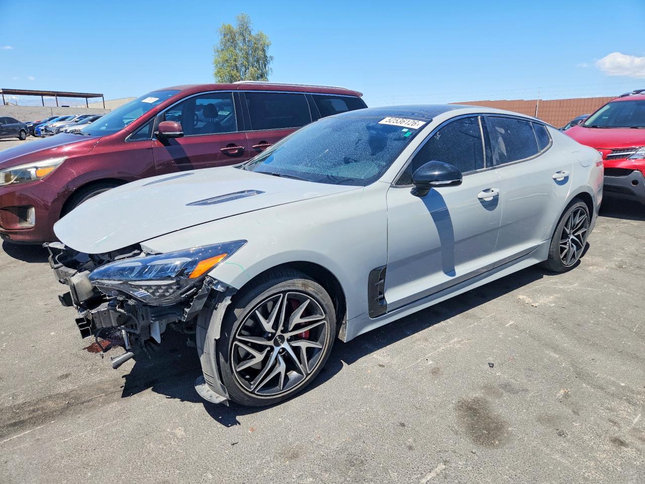 2023 Kia Stinger GT-Line, VIN KNAE35LDXP6124564 — Front end