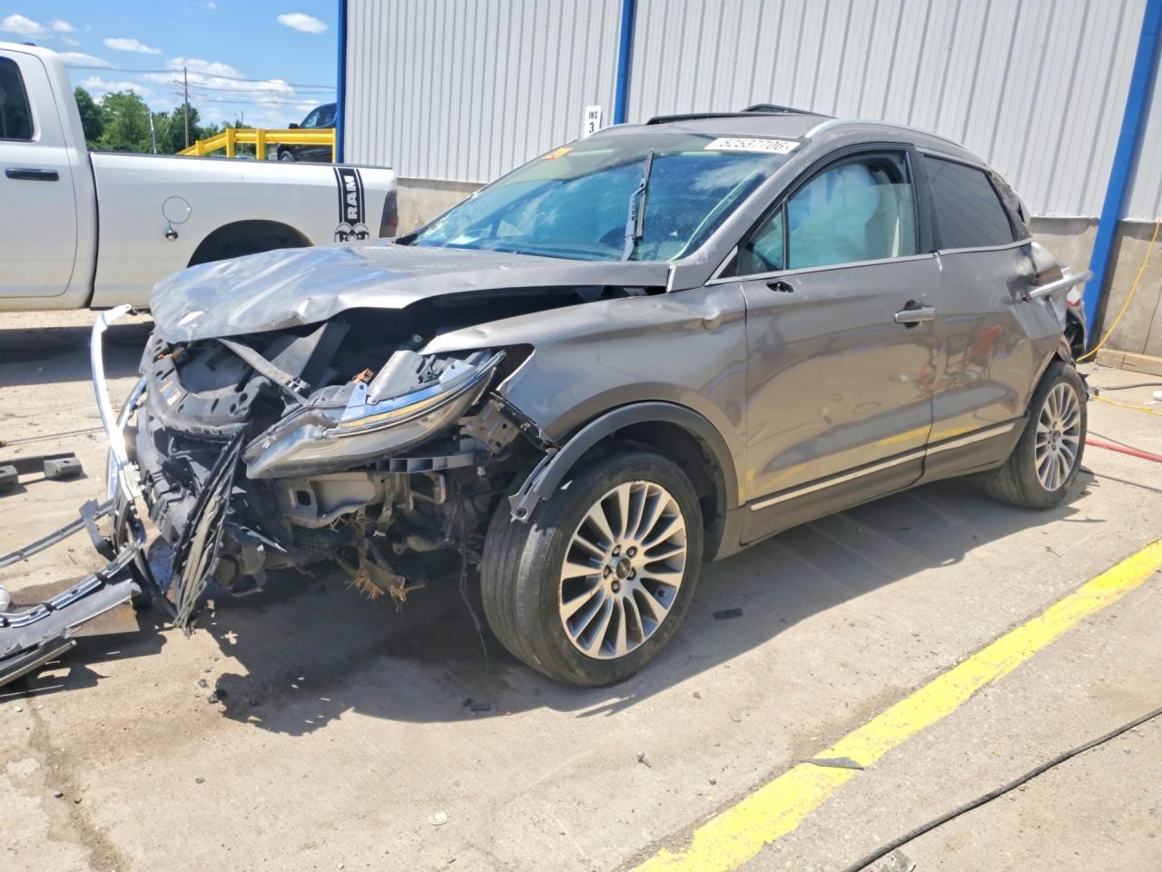 2017 Lincoln MKC Reserve, VIN 5LMCJ3D90HUL35163 — Rollover