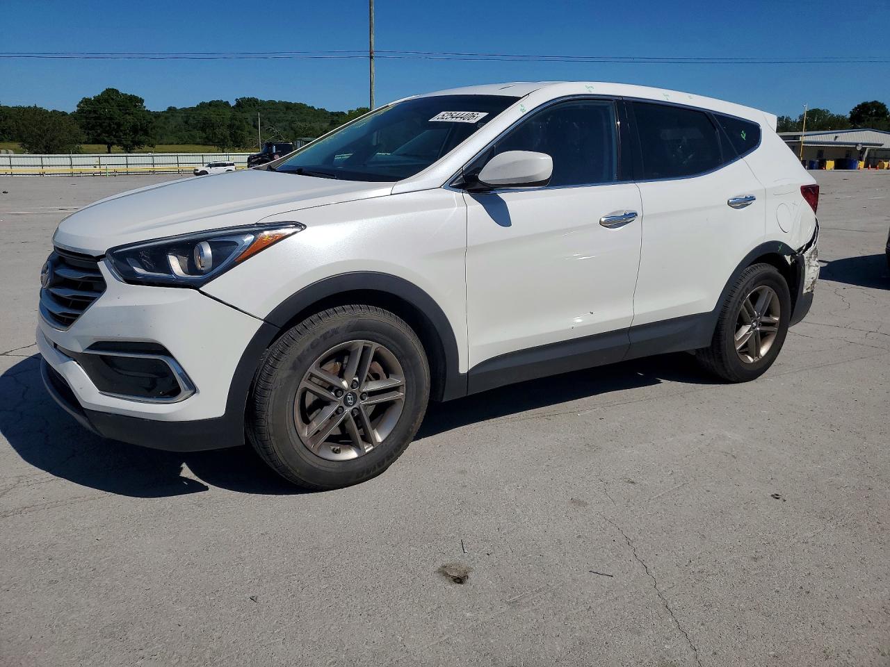 2017 Hyundai Santa Fe 2.4L, VIN 5NMZTDLB4HH004826 — Rear end
