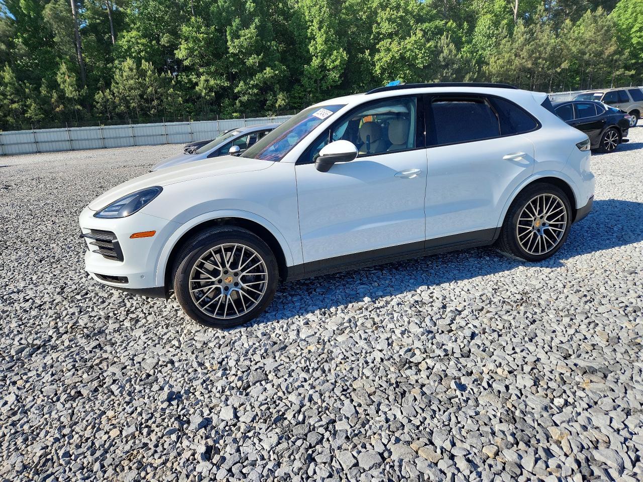 2023 Porsche Cayenne, VIN WP1AA2AY2PDA02089 — Rear end