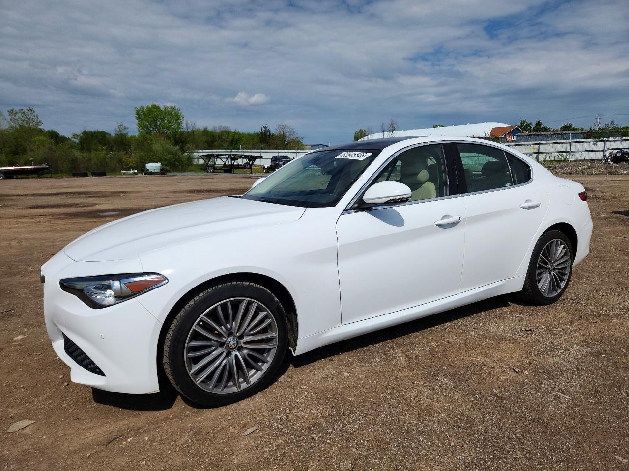 2021 Alfa Romeo Giulia Ti, VIN ZARFANBN8M7643793 — Hail
