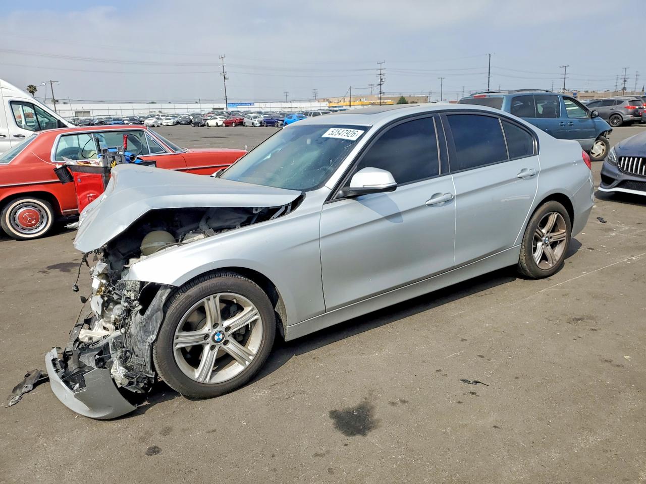 2015 BMW 3 Series 328i, VIN WBA3C1C58FK124206 — Front end