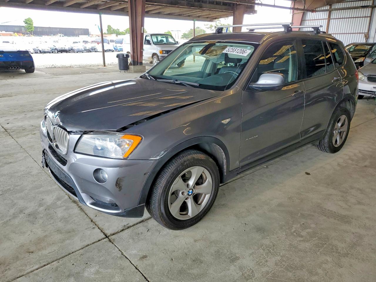 2012 BMW X3 28i, VIN 5UXWX5C56CL719149 — Перед