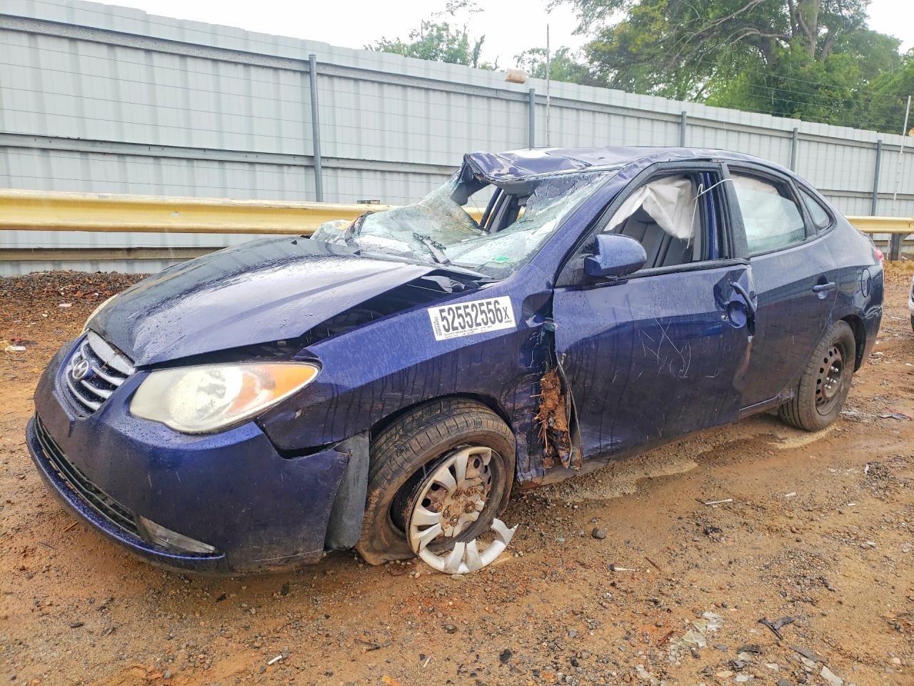 2010 Hyundai Elantra GLS, VIN KMHDU4AD4AU164551 — Rollover