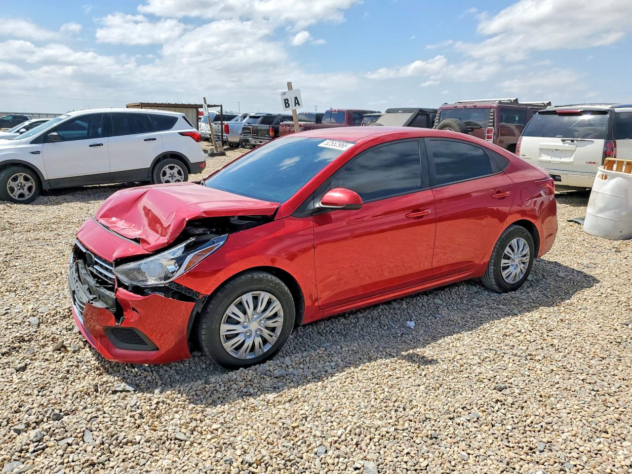2022 Hyundai Accent SE, VIN 3KPC24A60NE181178 — Front end