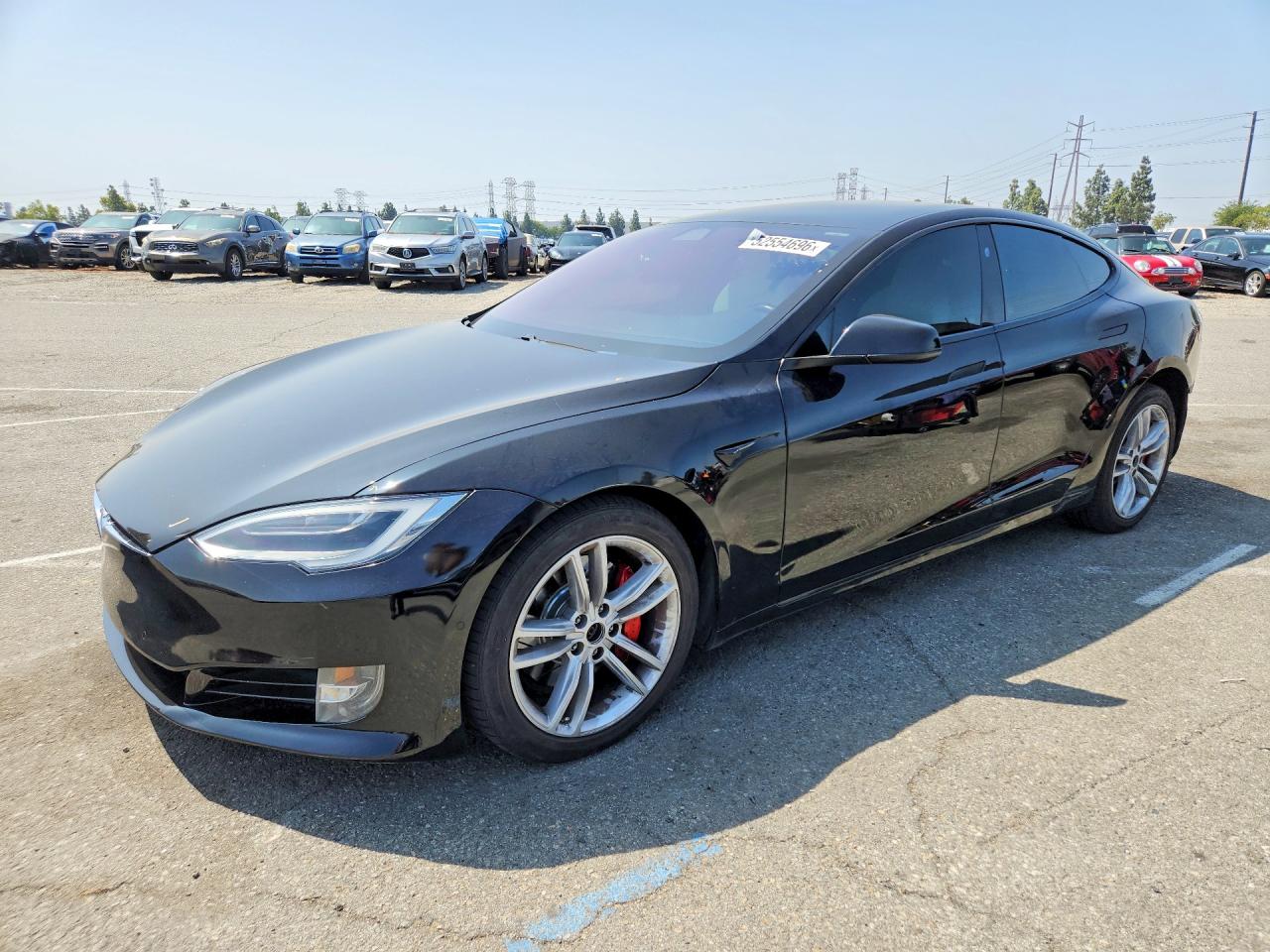 2019 Tesla Model S 75D, VIN 5YJSA1E20KF331817 — Rear end