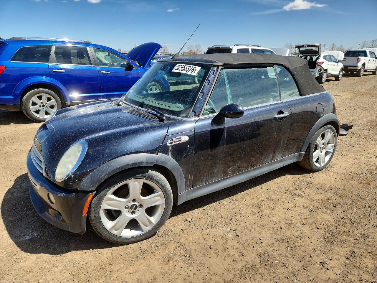 2008 MINI Convertible S, VIN WMWRH33558TU81041 — Vandalism