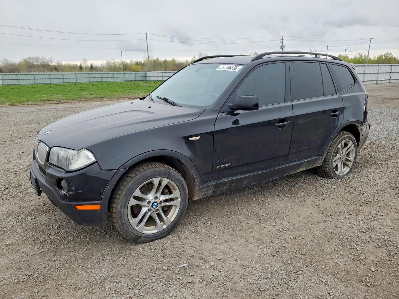 2010 BMW X3 xDrive30i, VIN WBXPC9C44AWJ35816 — Frame damage