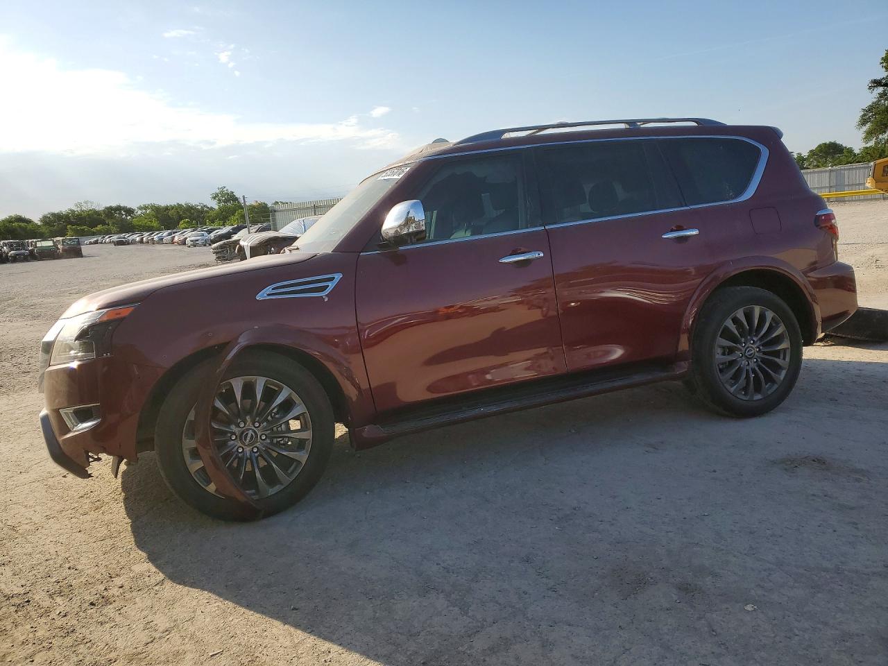 2023 Nissan Armada Platinum, VIN JN8AY2CDXP9690518 — Front end