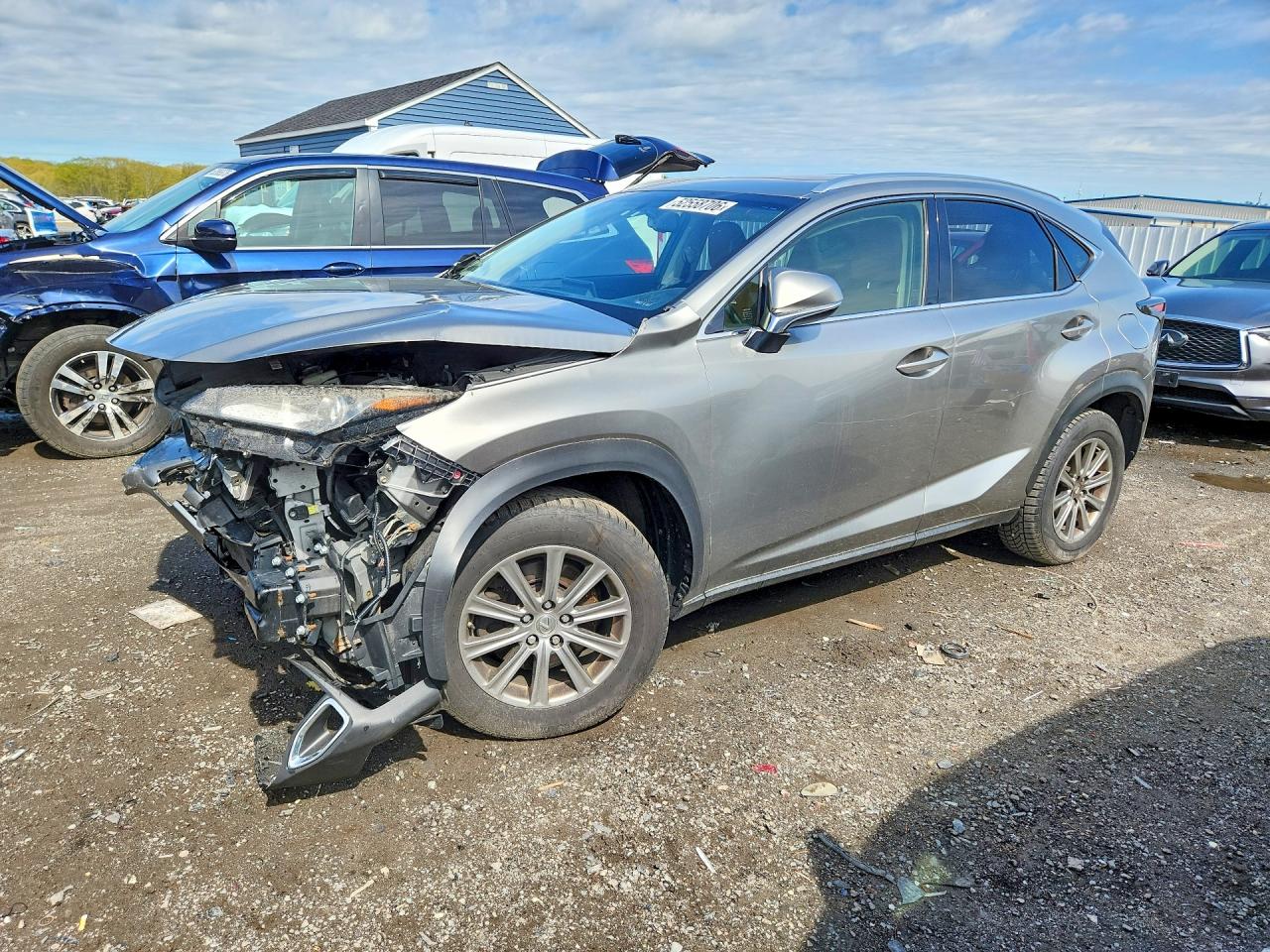 2016 Lexus NX 200t, VIN JTJBARBZ9G2058755 — Front end