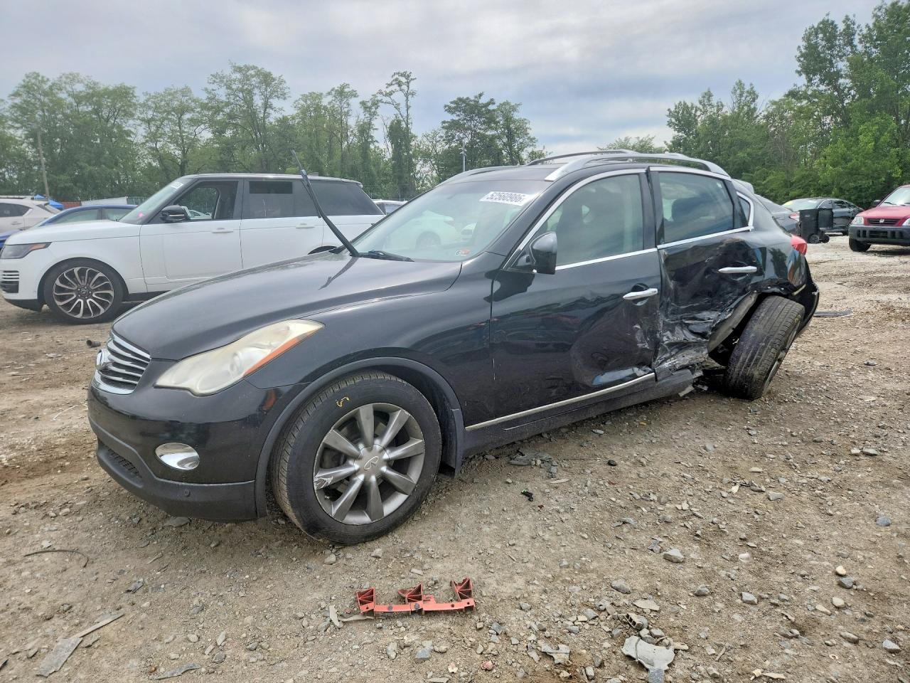 2013 Infiniti EX Journey, VIN JN1BJ0HRXDM481787 — Side