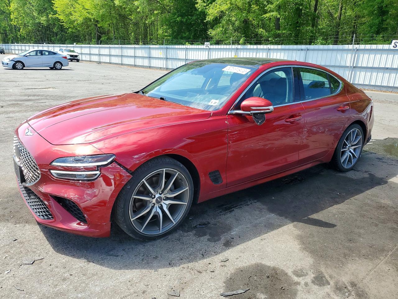 2022 Genesis G70 2.0T, VIN KMTG34TA1NU099785 — All over