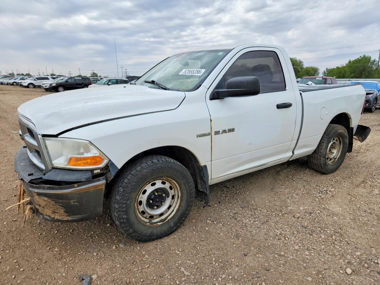 2010 Dodge 1500 ST, VIN 3D7JV1ET9AG106495 — Frame damage