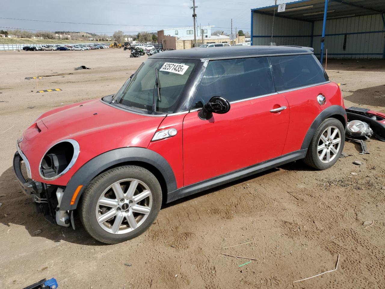 2012 MINI Hardtop S, VIN WMWSV3C58CTY25514 — Stripped