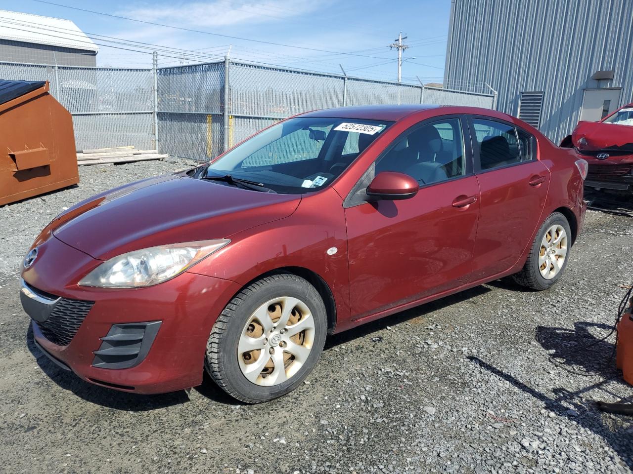 2010 Mazda 3 i Touring, VIN JM1BL1SF1A1219259 — Minor dents and scratches