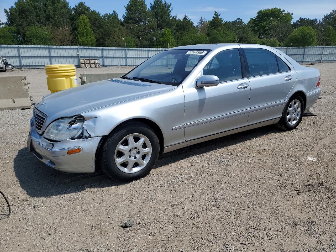 2002 Mercedes-Benz S 500, VIN WDBNG75J52A226591 — Front end