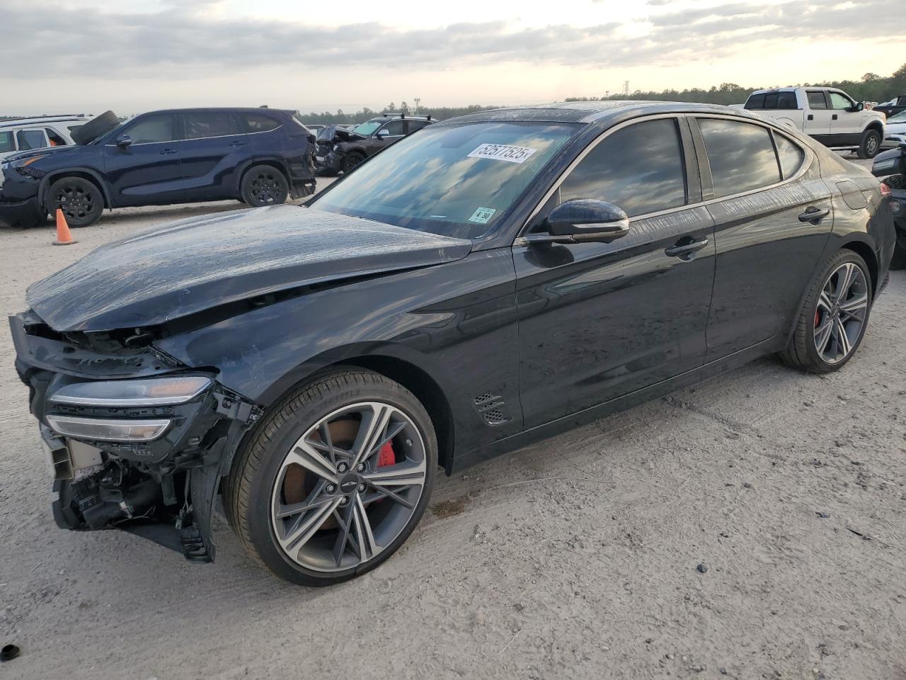 2025 Genesis G70 Sport Advanced, VIN KMTG54SE0SU147383 — Auction photo