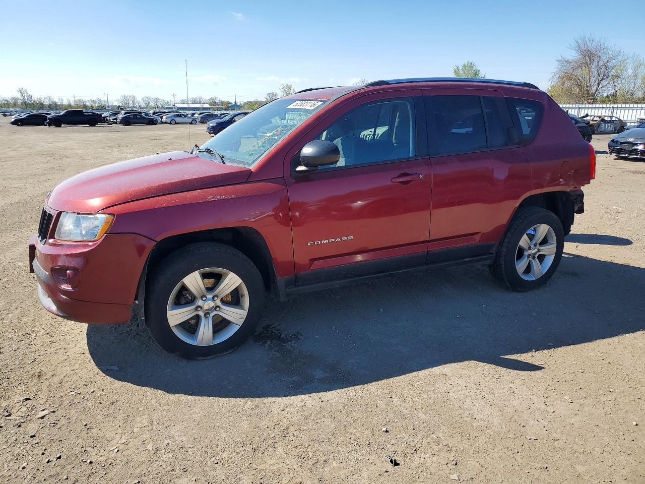 2012 Jeep Compass North, VIN 1C4NJDAB5CD525434 — Rear end