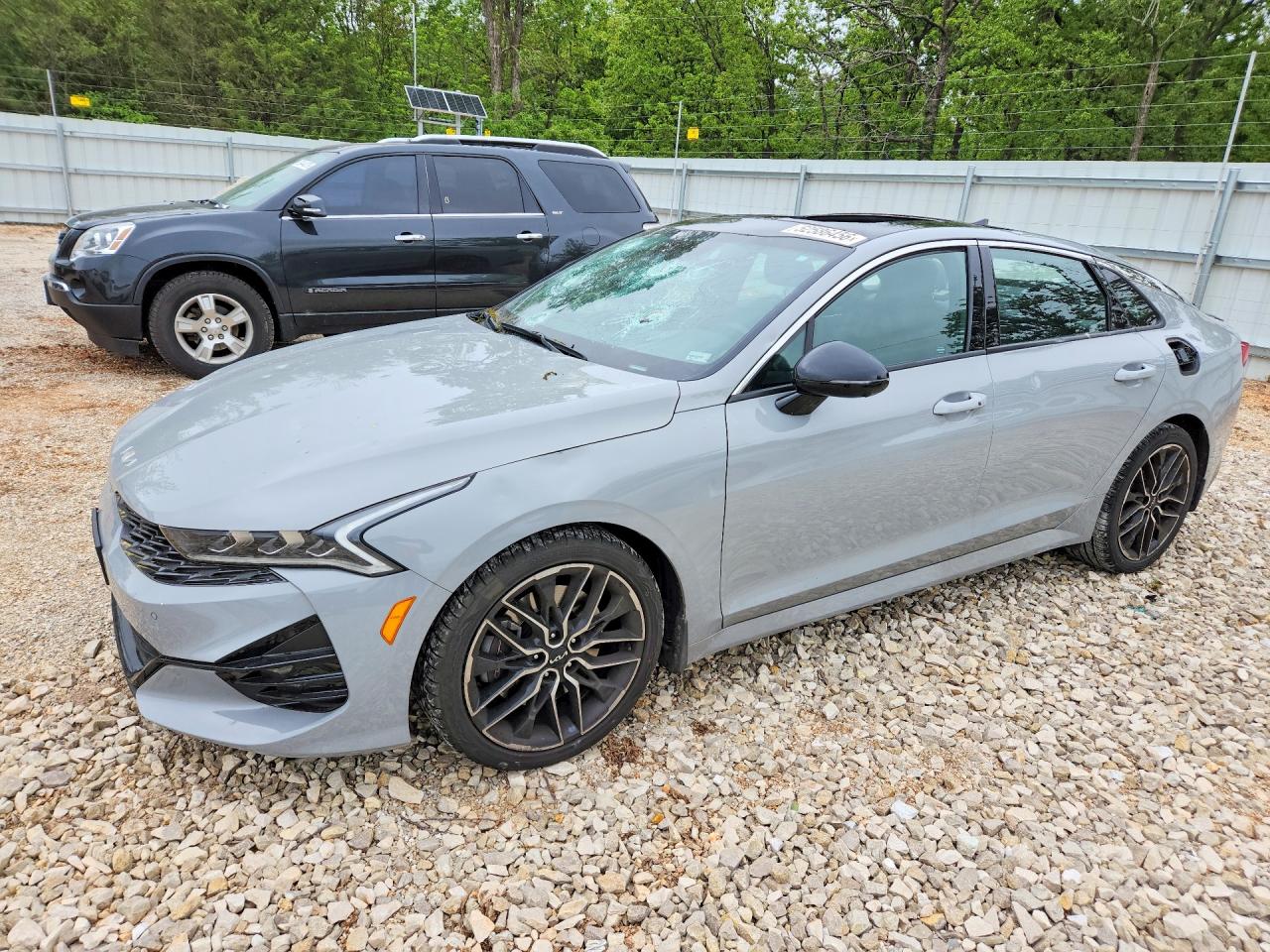2023 Kia K5 GT, VIN 5XXG44J84PG196757 — Hail