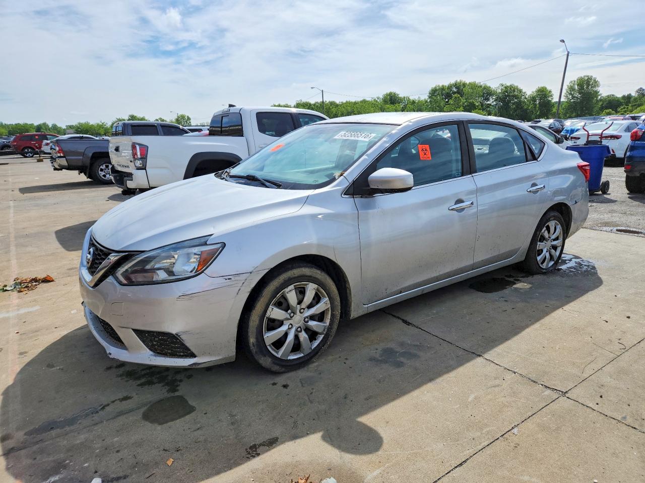 2017 Nissan Sentra SR, VIN 3N1AB7AP6HY288596 — Roof