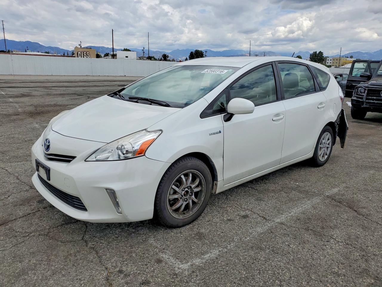 2014 Toyota Prius Two, VIN JTDZN3EU4E3312401 — Rear end