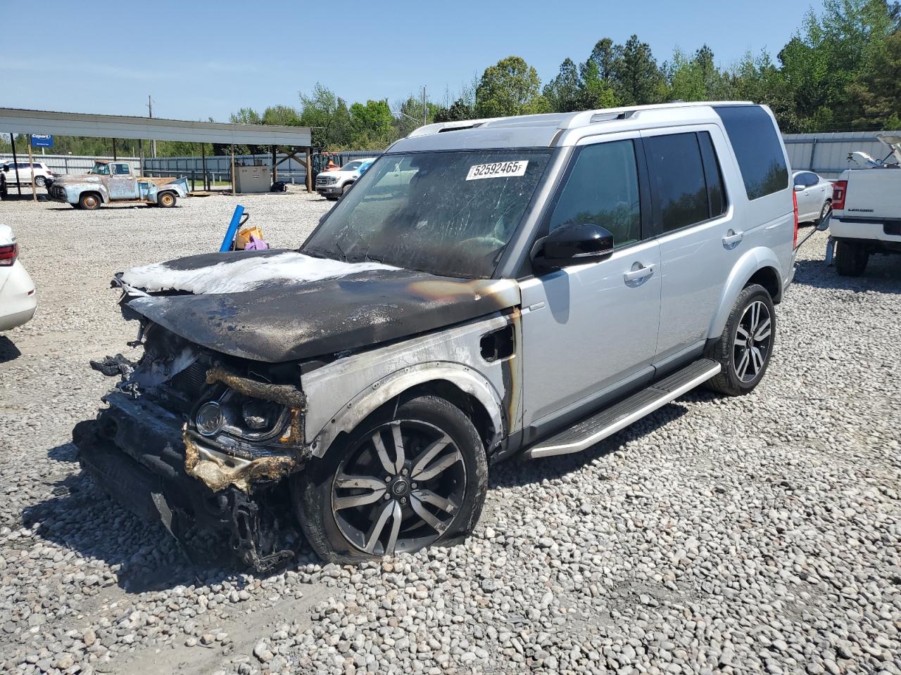 2016 Land Rover LR4 HSE Lux, VIN SALAK2V63GA829245 — Engine fire