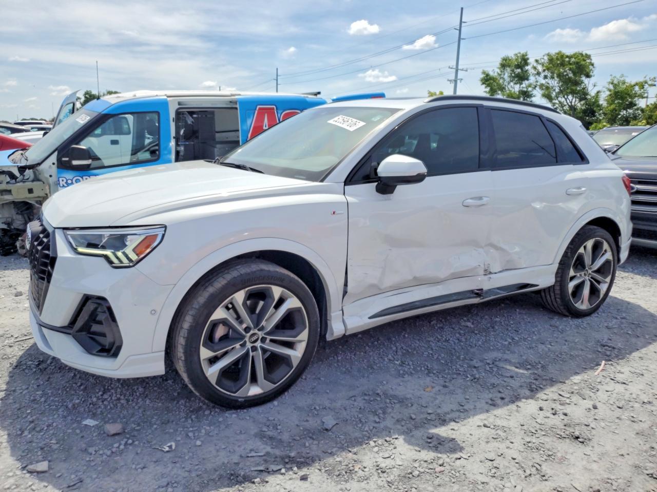 2021 Audi Q3 S line Premium Plus, VIN WA1EECF34M1120923 — Side