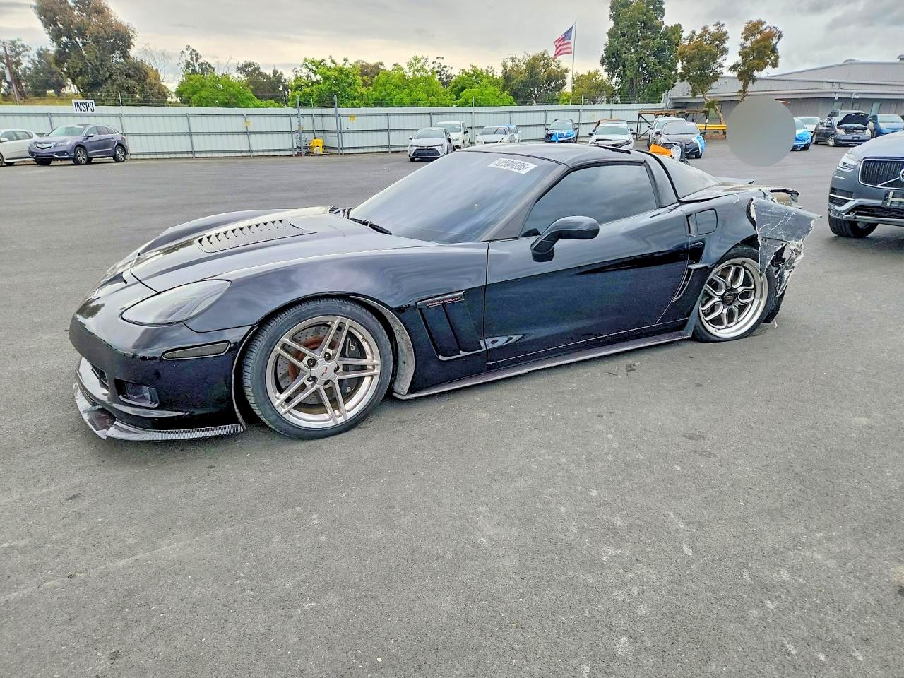 2013 Chevrolet Corvette Grand Sport 1LT, VIN 1G1YP2DW3D5106002 — Rear end