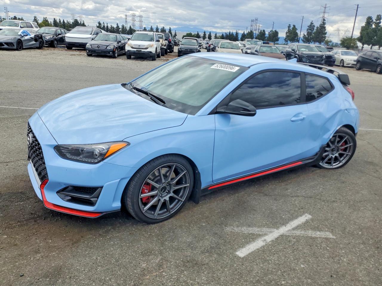 2021 Hyundai Veloster, VIN KMHT36AH1MU009523 — Зад
