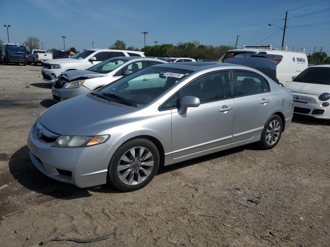 2009 Honda Civic EX-L, VIN 19XFA16989E001498 — Minor dents and scratches
