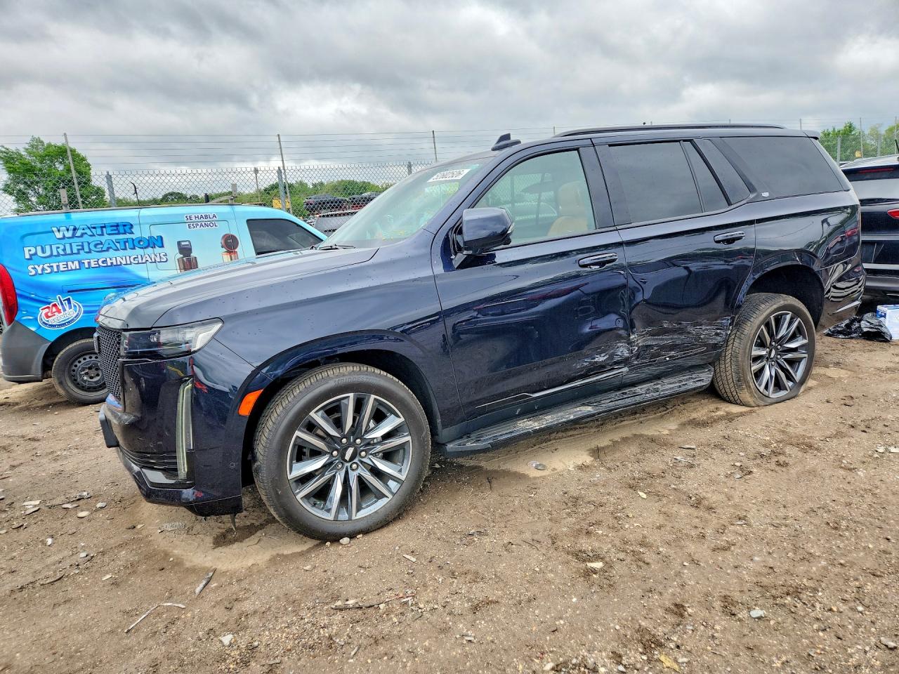 2021 Cadillac Escalade Sport, VIN 1GYS4EKLXMR349776 — Rear end