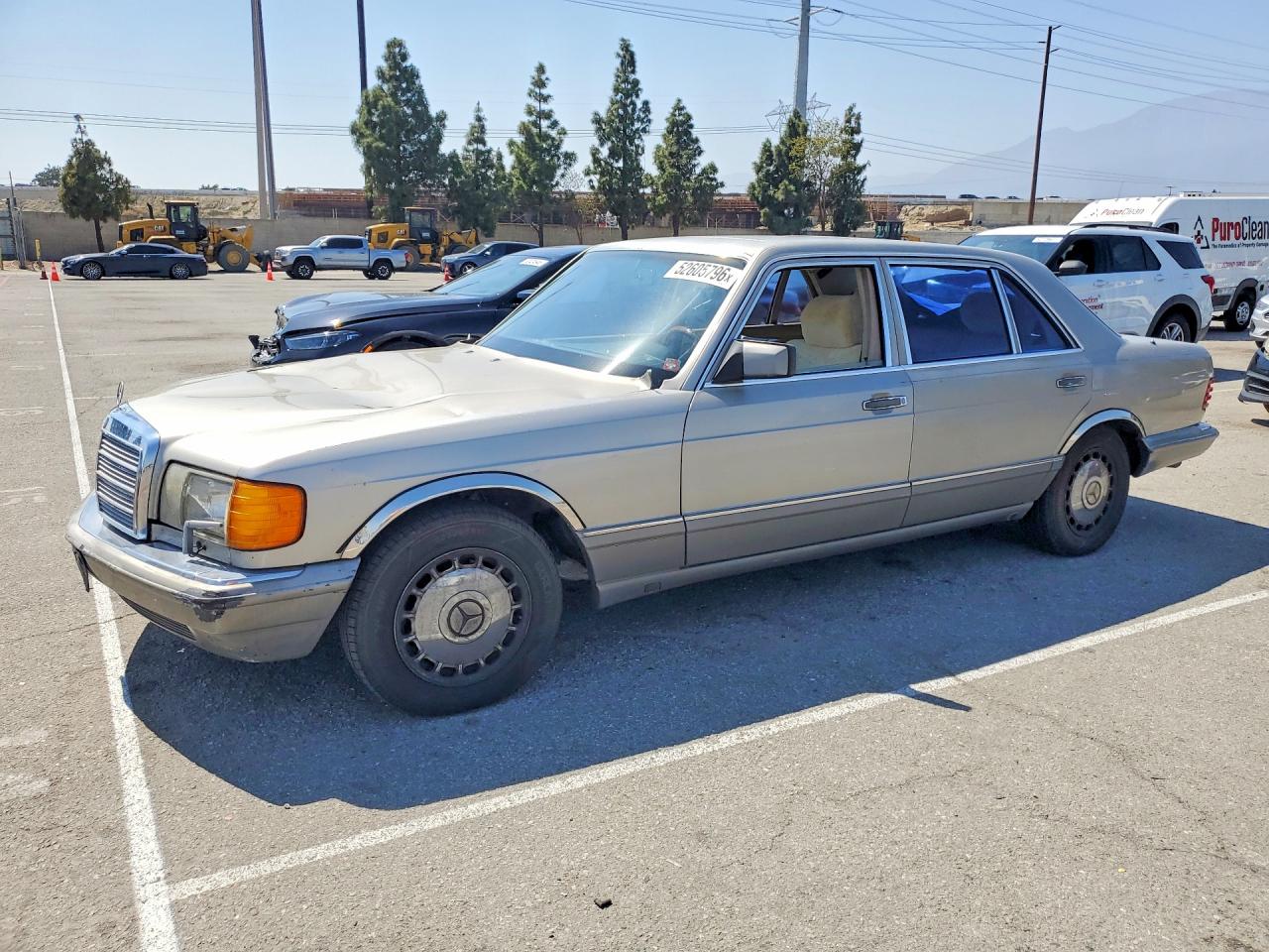 1991 Mercedes-Benz 420 SEL, VIN WDBCA35E5MA606716 — Minor dents and scratches
