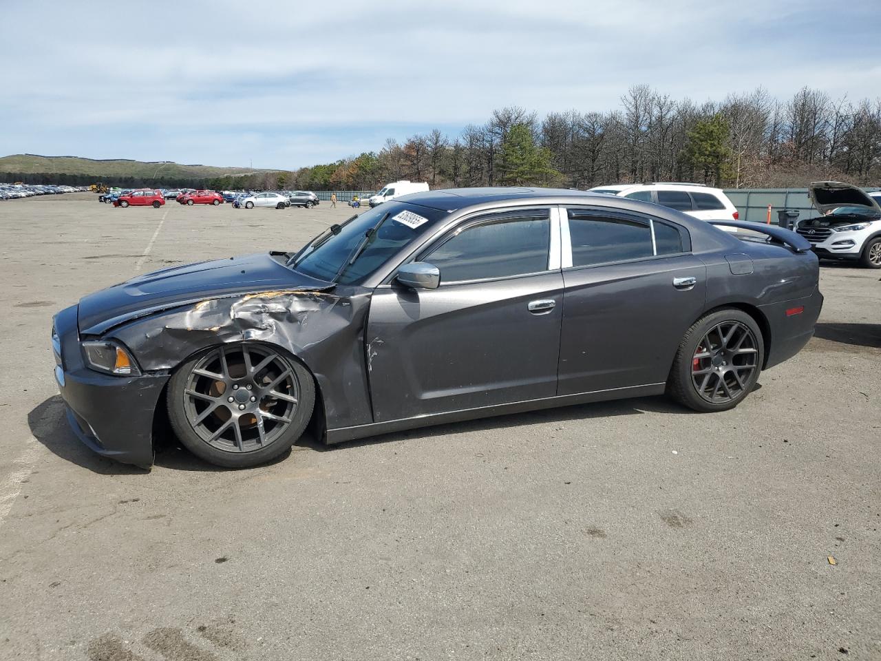 2013 Dodge Charger SXT Plus, VIN 2C3CDXHG0DH610871 — Front end
