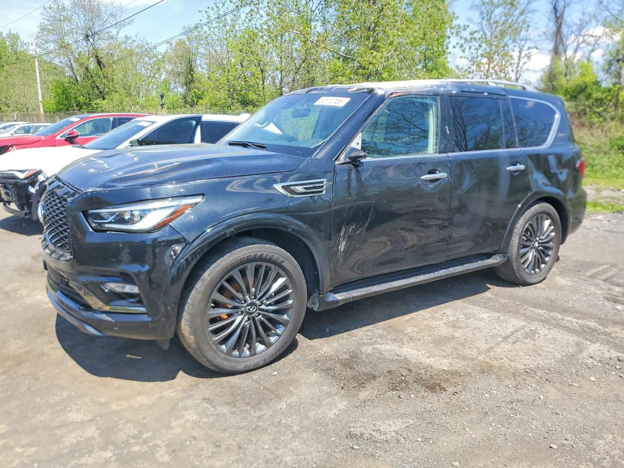 2024 Infiniti QX80 Premium Select, VIN JN8AZ2AC0R9500316 — Опрокидывание