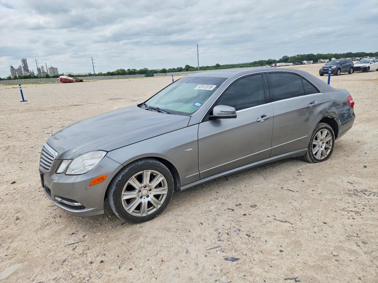2012 Mercedes-Benz E 350 Luxury, VIN WDDHF5KB1CA588699 — Rear end