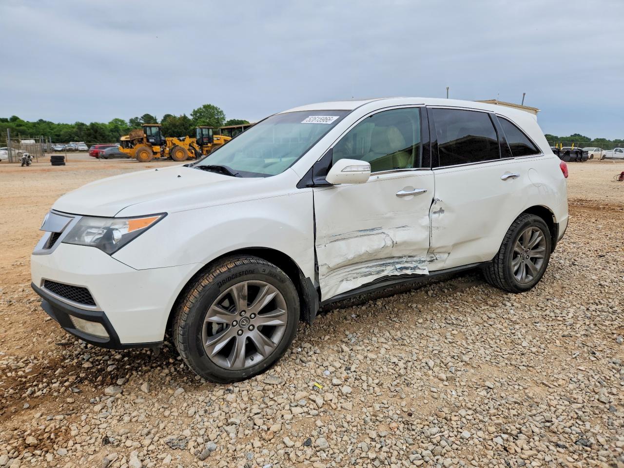 2012 Acura MDX Advance, VIN 2HNYD2H89CH512735 — Side