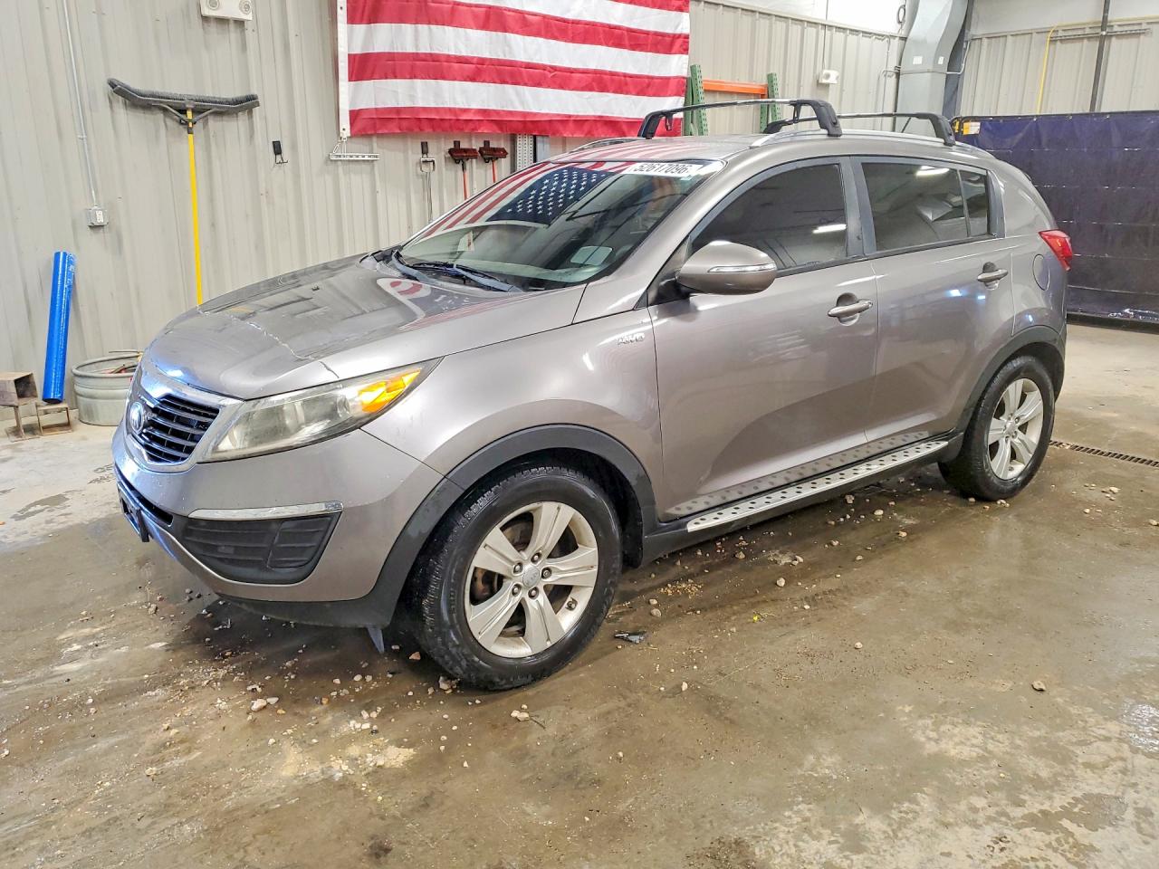 2013 Kia Sportage LX, VIN KNDPBCA22D7401797 — Hail