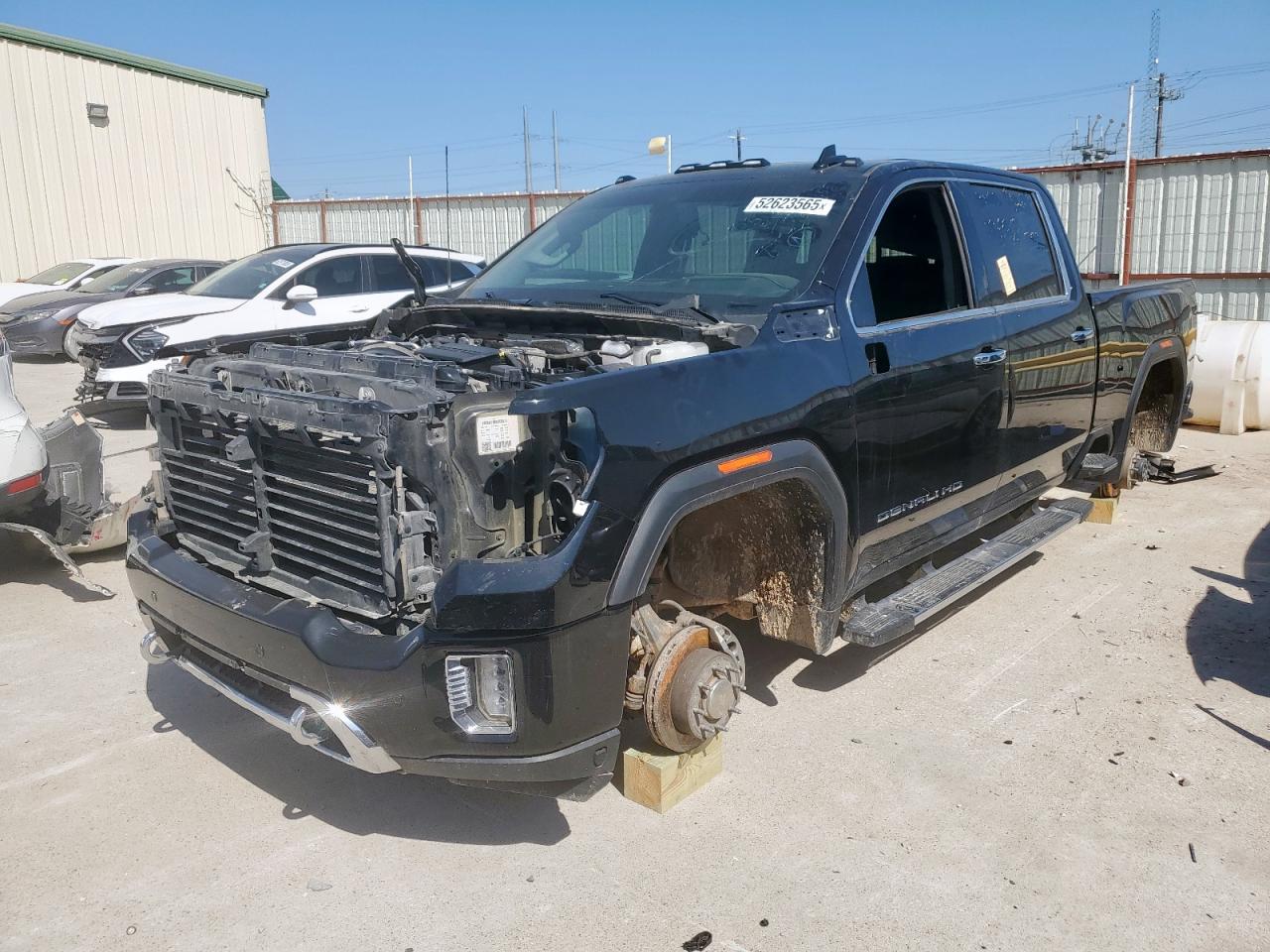 2023 GMC Sierra 2500HD Denali, VIN 1GT49REY4PF132874 — Vandalism