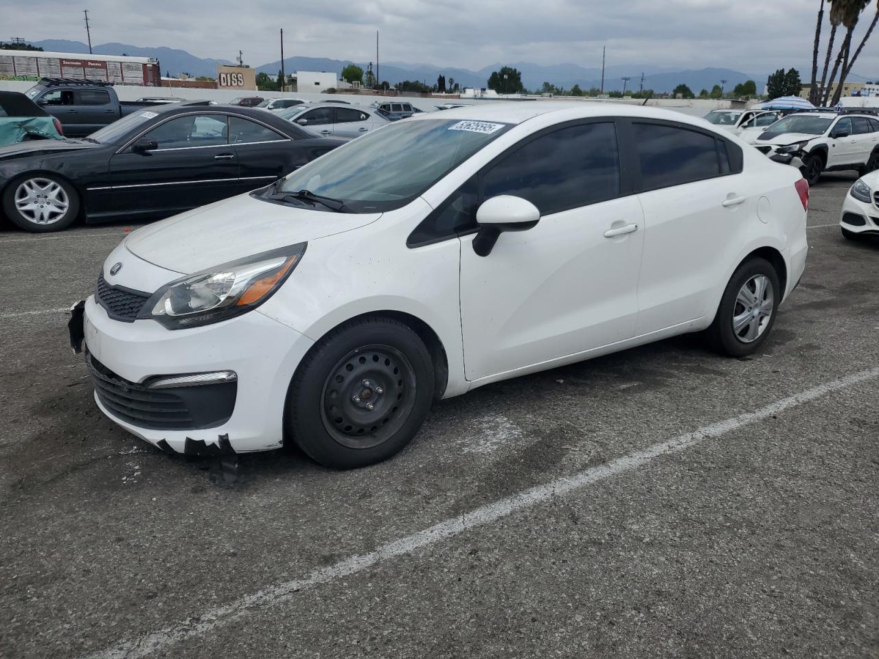 2016 Kia Rio LX, VIN KNADM4A3XG6637097 — Front end